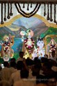 Spiritual Seekers Taking Blessings From Lord Shree Krishna